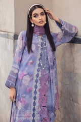 NS-119 | 3PC - Unstitched Maya Swiss Lawn Collection By Nureh