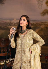 Formal Handwork Unstitched - 3 Piece Organza - Poly Net OPERA  By ELAF SERENADE
