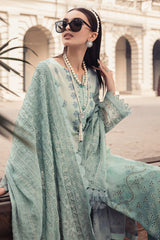 NS-118 | 3PC - Unstitched Maya Swiss Lawn Collection By Nureh