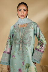 Unstitched 3-PC Embroidered Silk Edit By Nureh S-21