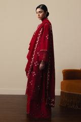 3-PC Unstitched Embroidered Pima Lawn Satori By Zara Shahjahan | AKARI - D8