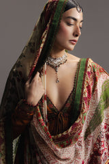 3-PC Unstitched Digital Printed Lawn Anarkali By Zara Shahjahan | Zarfashan