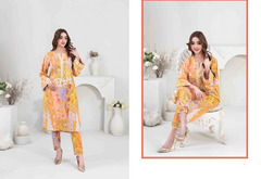 D-9497 | 2PC Stitched Digital Printed Lawn Paniz By Tawakkal