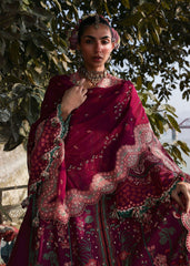 3-PC Unstitched Luxury Lawn Kalabagh By Hussain Rehar | Anjas