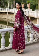 3-PC Unstitched Digital Printed Lawn Signature By Elaf | NORA
