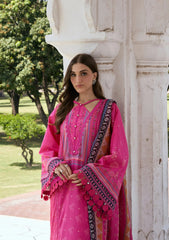 3-PC Unstitched Digital Printed Lawn Aangan By Kahf | GULNAR