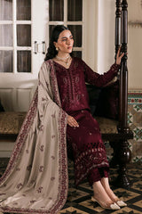 3-PC Unstitched Embroidered Marina Twill By Nureh | NE-176
