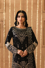 3-PC Unstitched Chiffon Embroidered Sheherzadi By Emaan Adeel | Sahar