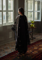 3-PC Unstitched Embroidered Karandi By Kahf Premium | KKH-09 CELESTIAL
