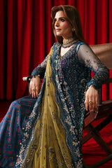 3-PC Unstitched Embroidered & Hand Embellished Jhoomro By Nureh | NL-84 Resham