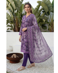 3-PC Stitched Digital Printed Lawn Marina By Tawakkal Fabrics | D-4619