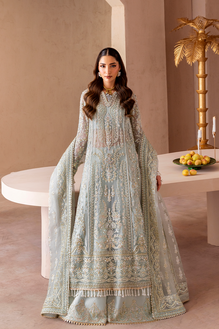 3-PC Unstitched Embroidered Clay & Couture By Emaan Adeel | NUVRA