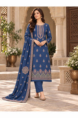 3pcs unstiched suit By Corduoy Collection
