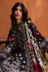 3-PC Unstitched Embroidered And Printed Viscose Gardenia by Nureh | NWG-90