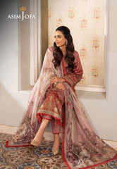 AJAR-08 - 3Piece - Aira Summer Print Collection By Asim Jofa