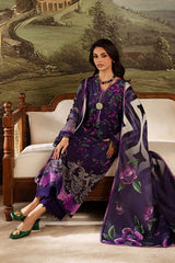 3-PC Unstitched Linen Signature Prints By Nureh | SP-173