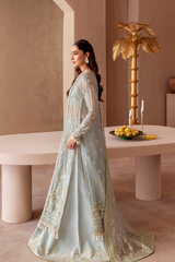 3-PC Unstitched Embroidered Clay & Couture By Emaan Adeel | NUVRA