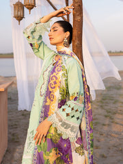 3-PC Unstitched Embroidered Luxury Lawn By Parishay | JL-04