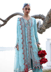 3-PC Unstitched Luxury Lawn Kalabagh By Hussain Rehar | Sepher