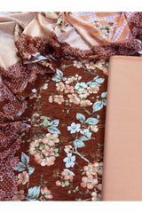 3-PC Unstitched Printed Lawn Karandi Collection