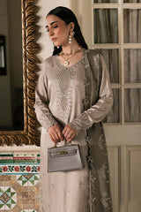 3-PC Unstitched Embroidered Marina Twill By Nureh | NE-178