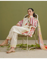 3-PC Unstitched Digital Prints Coco By Zara Shahjahan | Zeya-1A