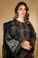 Unstitched 3-PC Embroidered Silk Edit By Nureh S-24