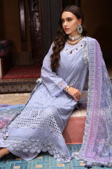 NE-108 | 3Pc Unstitched Suit Schillfli Lawn Collection Bazar By Nureh