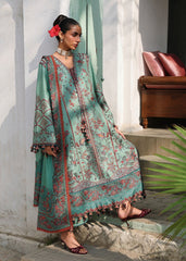 3-PC Unstitched Luxury Lawn Kalabagh By Hussain Rehar | Verdant