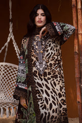 3-PC Unstitched Embroidered And Printed Viscose Gardenia by Nureh | NWG-85