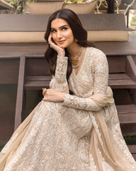 Unstitched 3-PC Embroidered Zinnia Luxury Lawn By Faiza Saqlain | Ilima