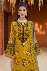 3-PC Unstitched Embroidered And Printed Viscose Gardenia by Nureh | NWG-87
