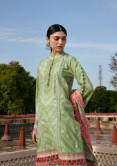 3-PC Unstitched Digital Printed Lawn Aangan By Kahf | GUL-BAHAR