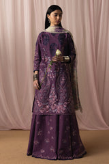3-PC Unstitched Embroidered Pima Lawn Satori By Zara Shahjahan | SUMIRE - D2