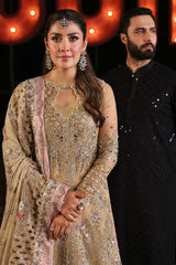 3-PC Unstitched Embroidered & Hand Embellished Jhoomro By Nureh | NL-85 Raina