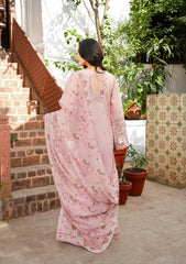 3-PC Unstitched Embroidered Lawn Ek Fasana By Kahf | KLB-3A DILNASHEEN