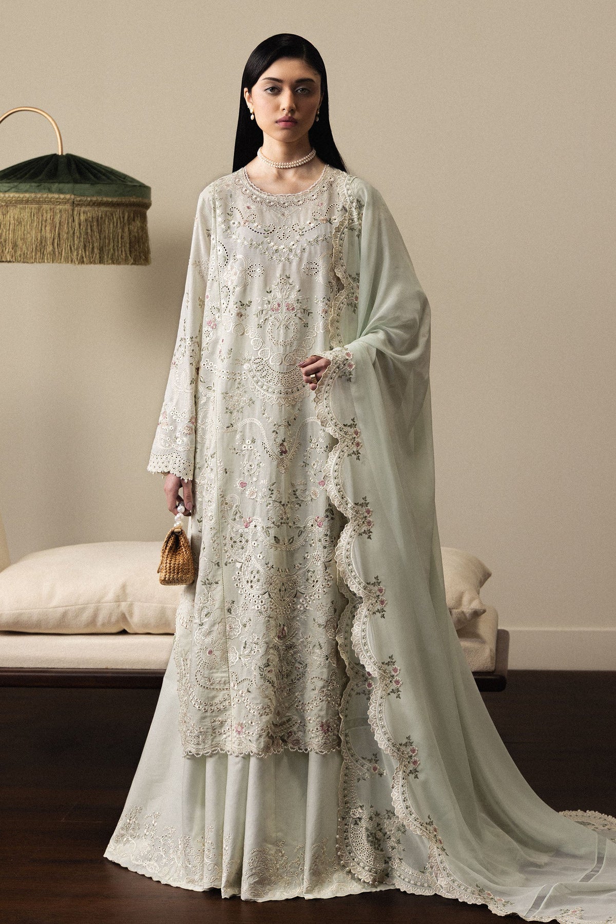 3-PC Unstitched Embroidered Pima Lawn Satori By Zara Shahjahan | AOIHA - D4