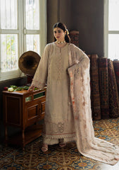 3-PC Unstitched Embroidered Karandi By Kahf Premium | KKH-09 CELESTIAL