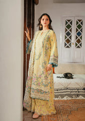 3-PC Unstitched Embroidered Lawn Ek Fasana By Kahf | KLB-2B MUSKAAN