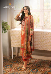 AJAR-14 - 3Piece - Aira Summer Print Collection By Asim Jofa