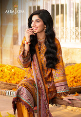 AJAR-15 - 3Piece - Aira Summer Print Collection By Asim Jofa