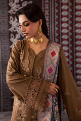 3-PC Unstitched Embroidered Chikankari By Nureh | NE-205