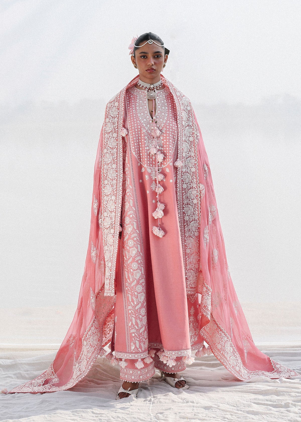3-PC Unstitched Luxury Lawn Kalabagh By Hussain Rehar | Sorti
