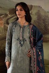 3-PC Unstitched Linen Signature Prints By Nureh | SP-174