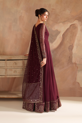 3-PC Unstitched Embroidered Net Chinon Chiffon By Iznik | CC-80