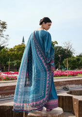 3-PC Unstitched Digital Printed Lawn Aangan By Kahf | FALAK ARA