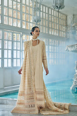 3-PC Unstitched Embroidered Lawn Luxury Lawn By Sobia Nazir | LEE26-3A