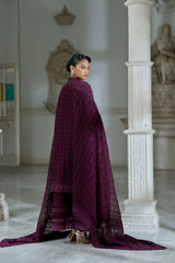 3-PC Unstitched Embroidered Lawn Luxury Lawn By Sobia Nazir | LEE26-3B