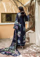 3-PC Unstitched Digital Printed Lawn By Elaf | TWILIGHT GARDEN