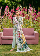 3-PC Unstitched Digital Printed Lawn By Elaf Premium | EPS-7B